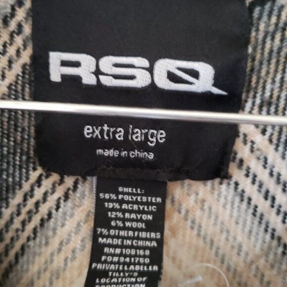 RSQ Girls Plaid Oversized Shacket - Picture 6 of 6